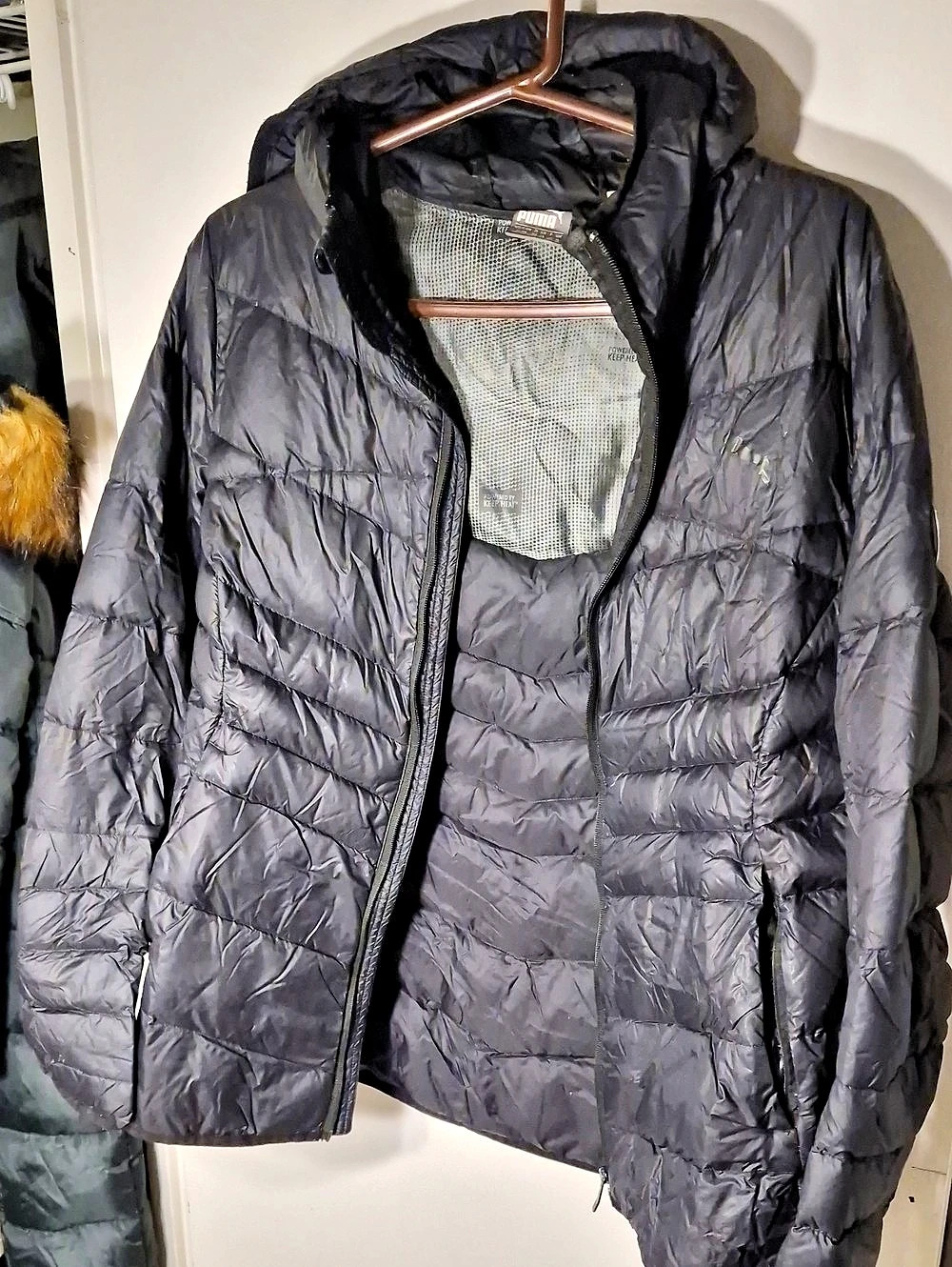 Puma Active 600 Packlite Down Jacket Black Medium